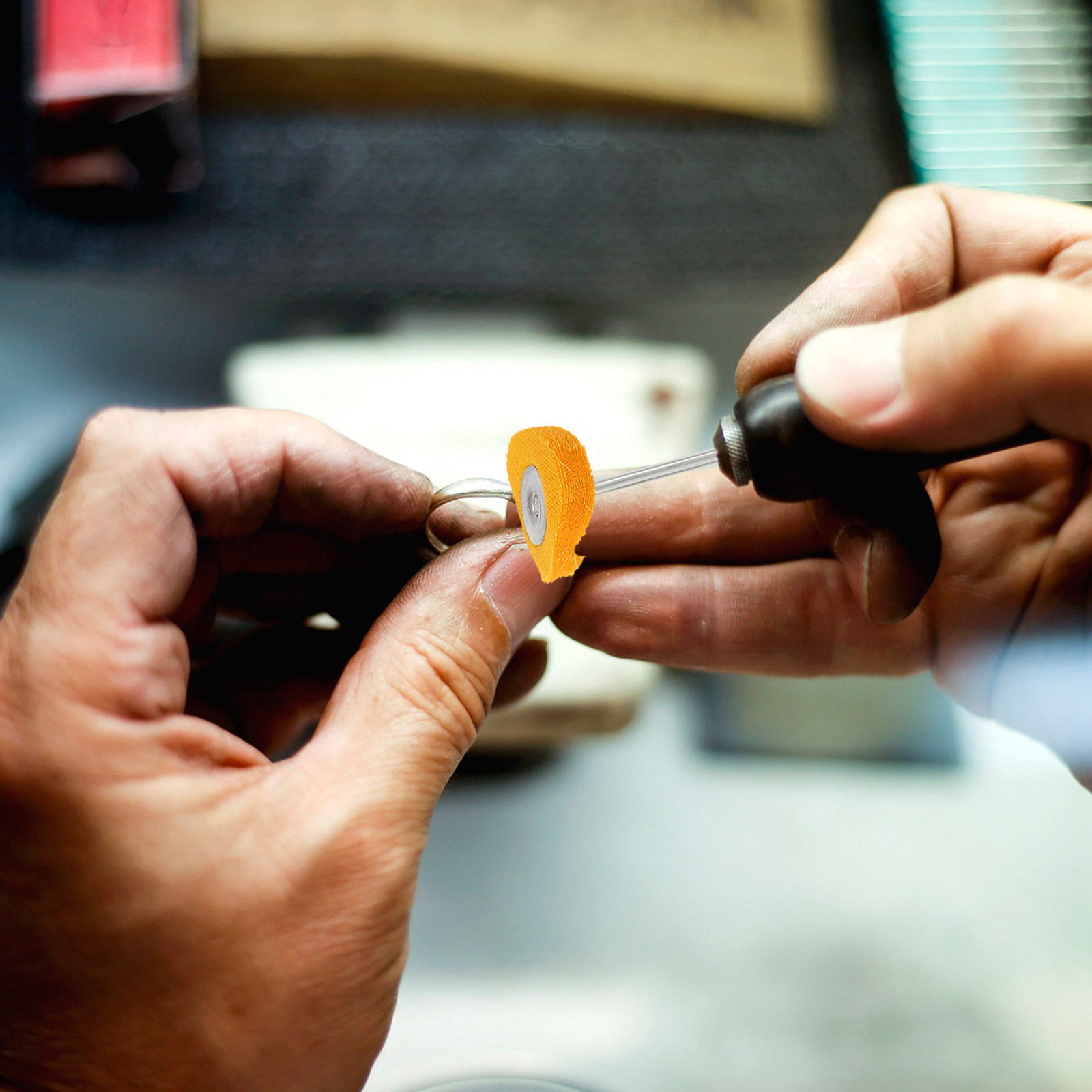 Polish Pad Set Buffer - 50Pcs Mini Rotary Tool Polishing Buffing