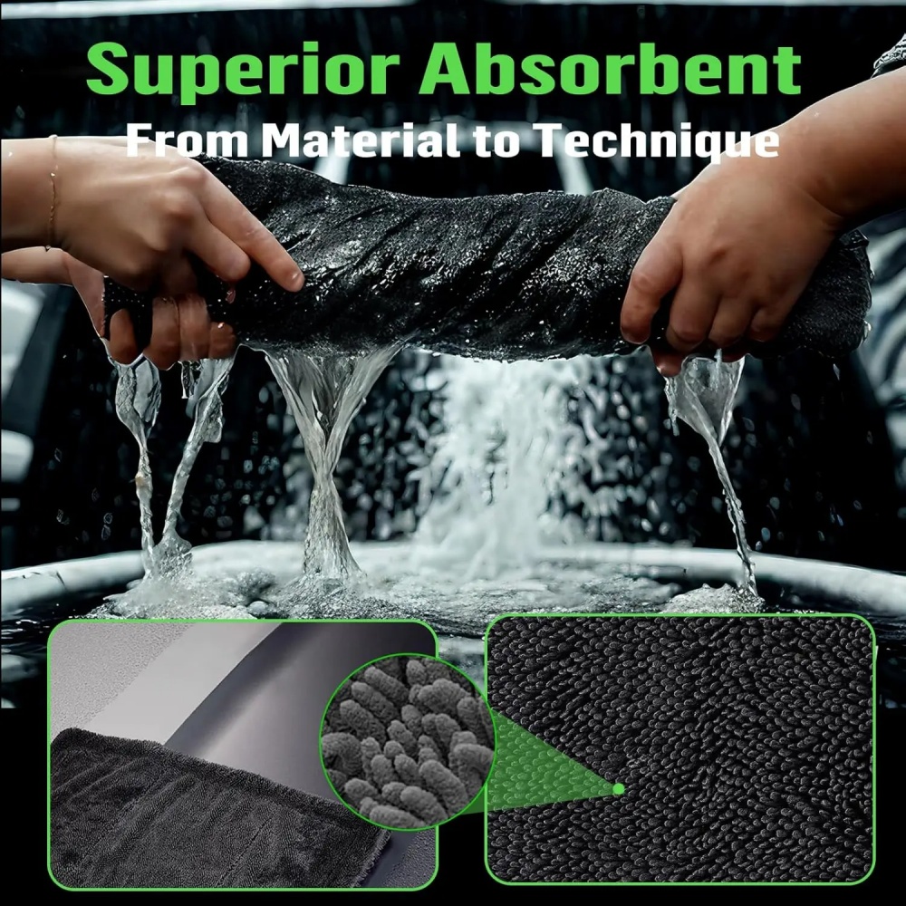 Ultra-Absorbent Microfiber Cle - Microfiber Towel Detailing 评论和价格