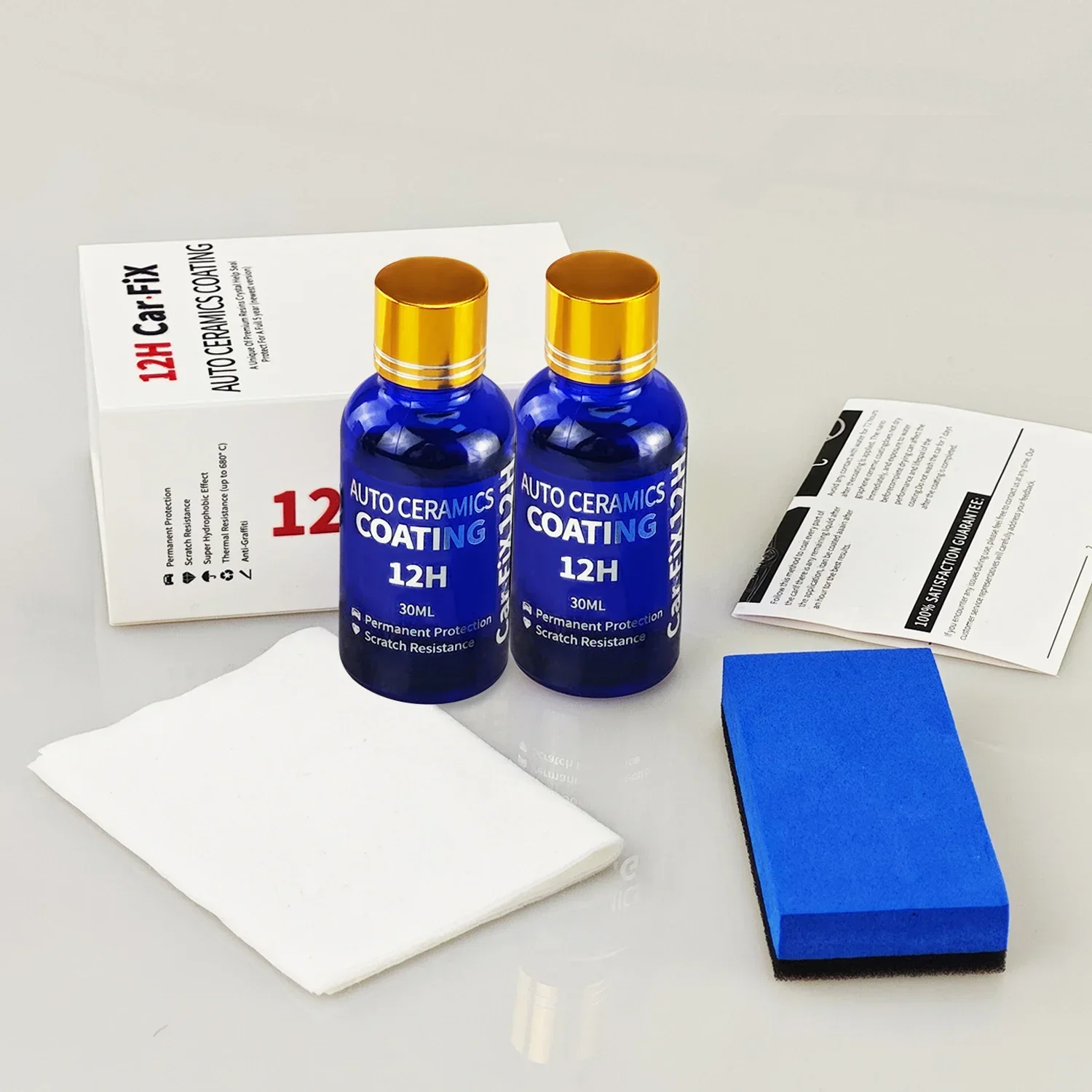 2Pcs 12H Car Coating Polishing - Car Wax Ceramic Coating 评论和价格